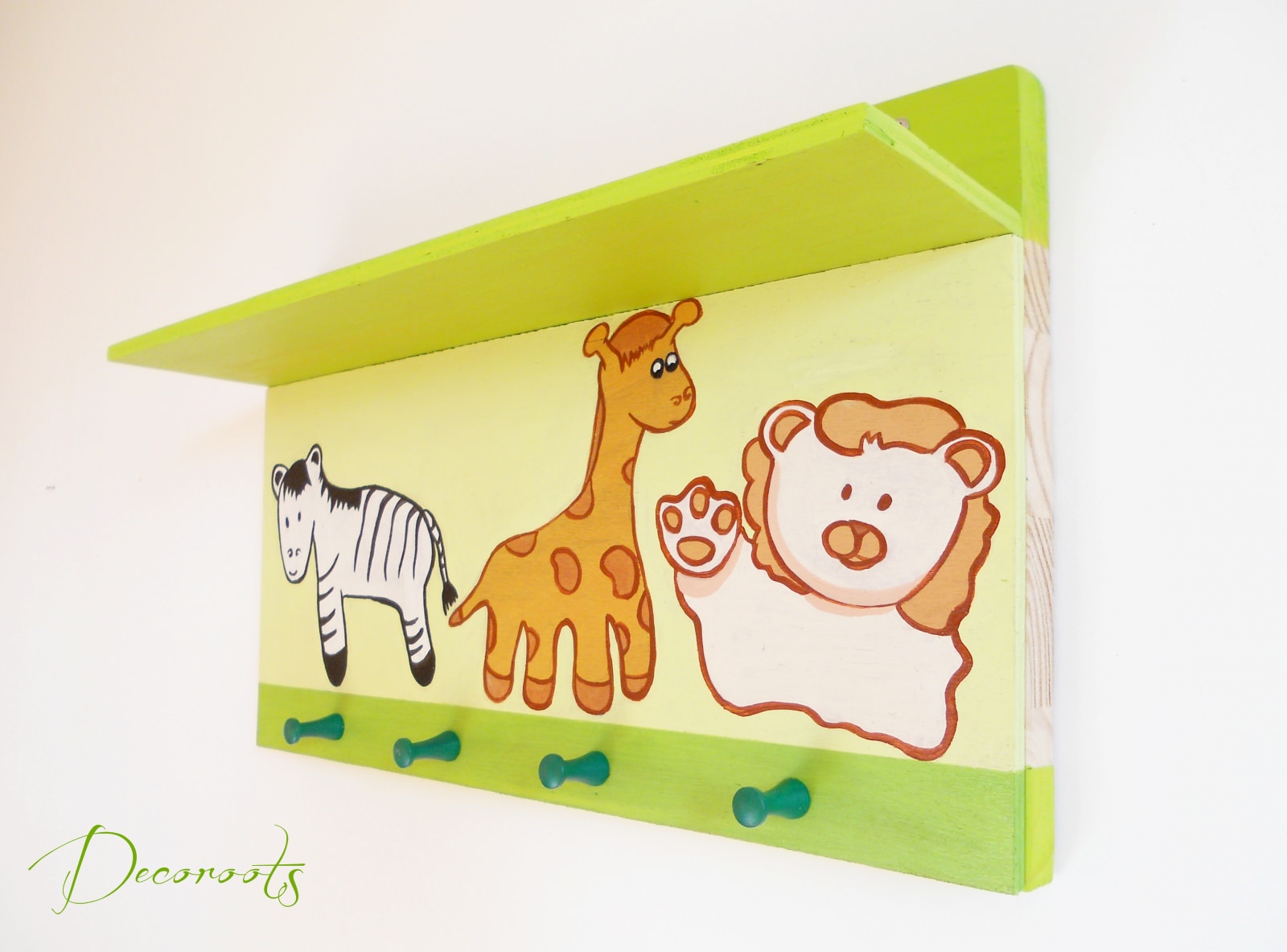 2pcs Cartoon Lion Panda Gâteau Décorations En Résine Poupée Animaux Dessert Topper Décorations