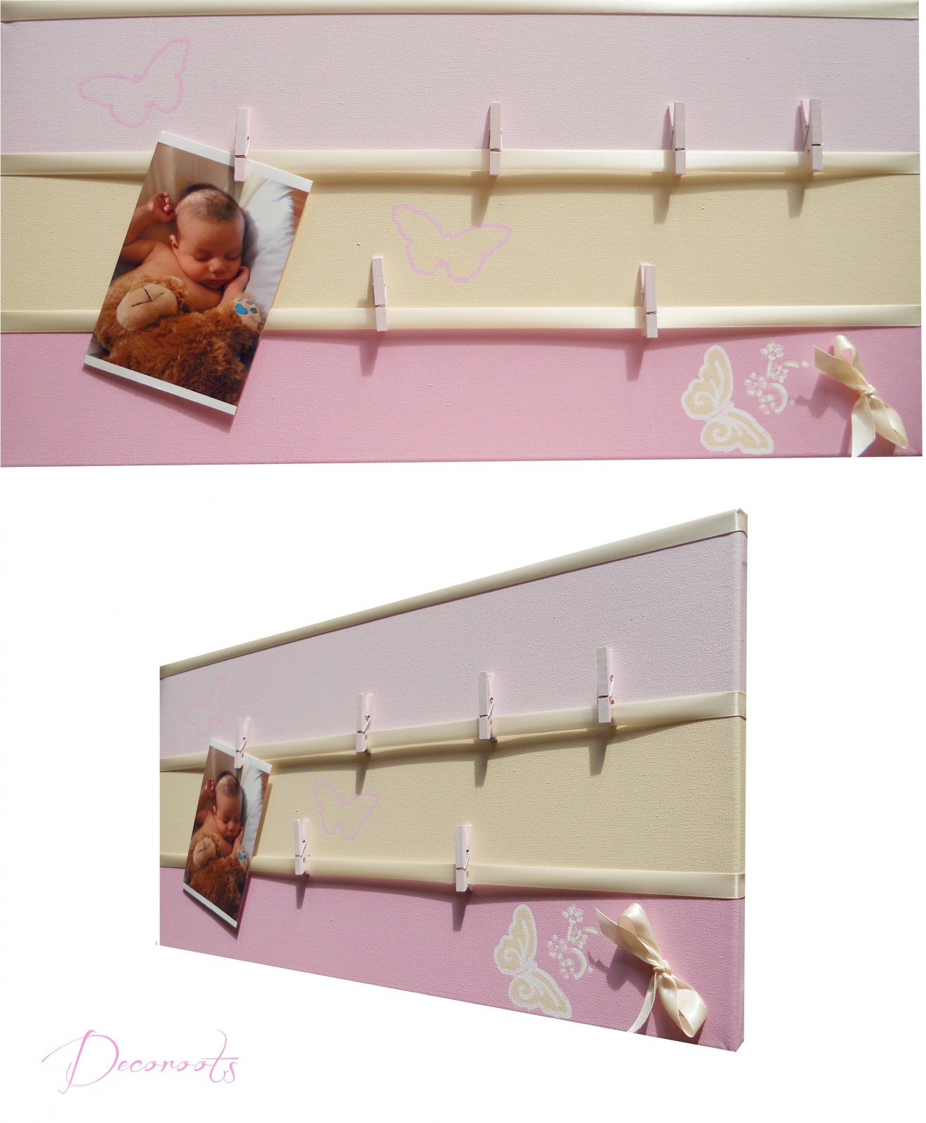 Pêle mêle photo enfant bébé décoration chambre enfant bébé ...