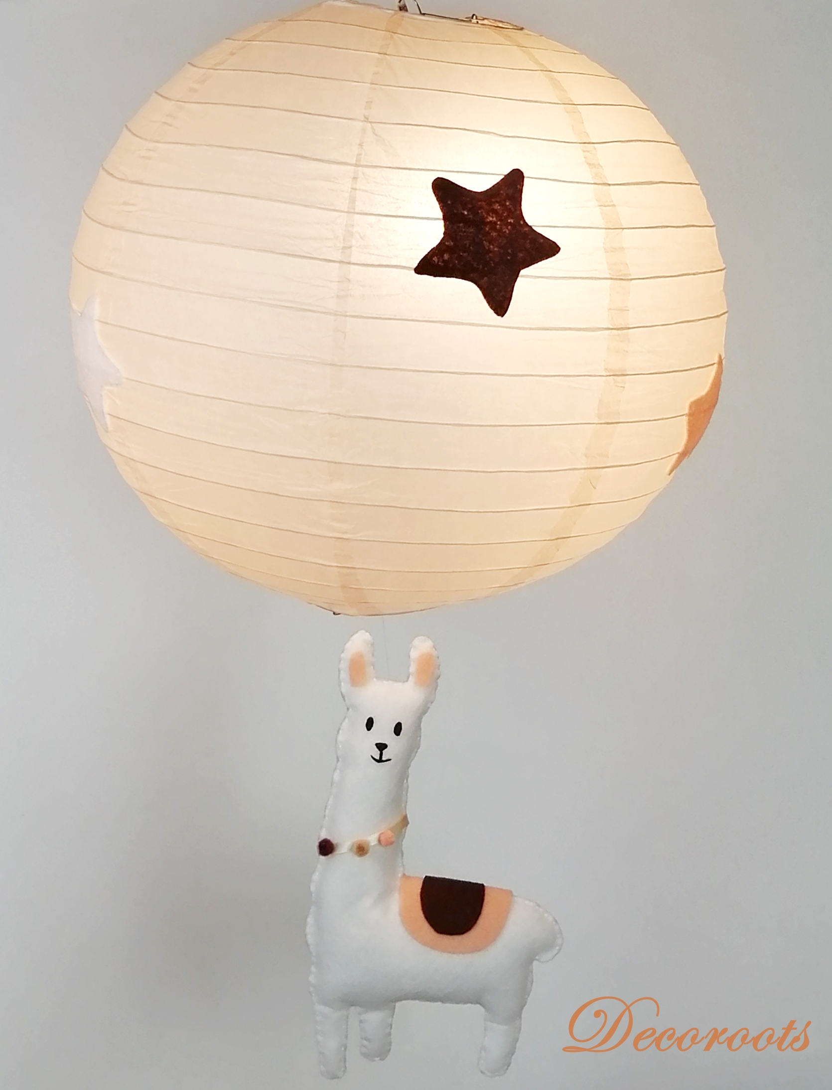 lampe enfant bébé lama étoile - Enfant bébé/Luminaire enfant bébé -  decoroots