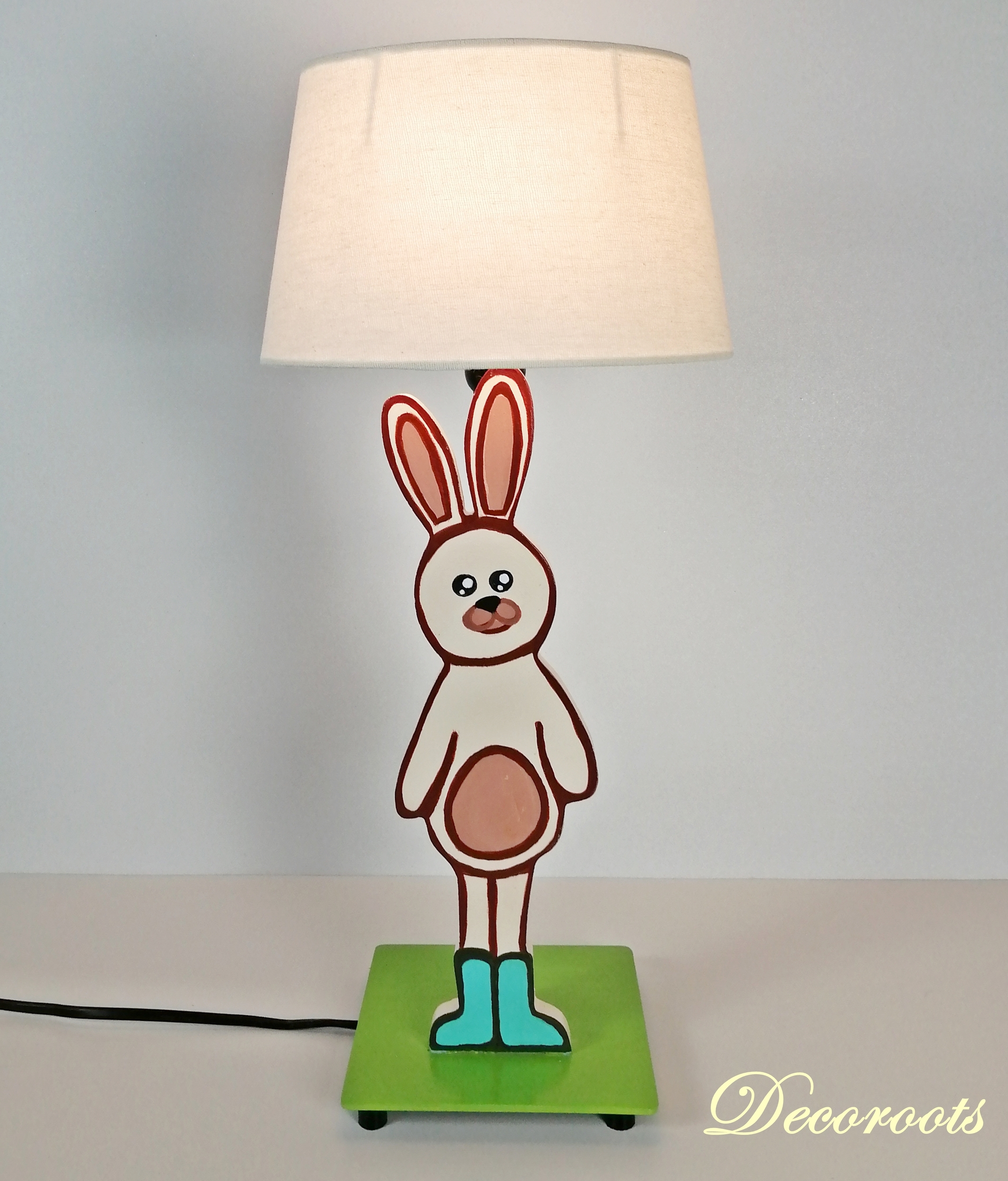 Lampe de table en lin chambre d'enfants lampe de chevet garçon dessin animé  dinosaure mignon élèves chambre protection des yeux gradation lampe à LED :  : Luminaires et Éclairage