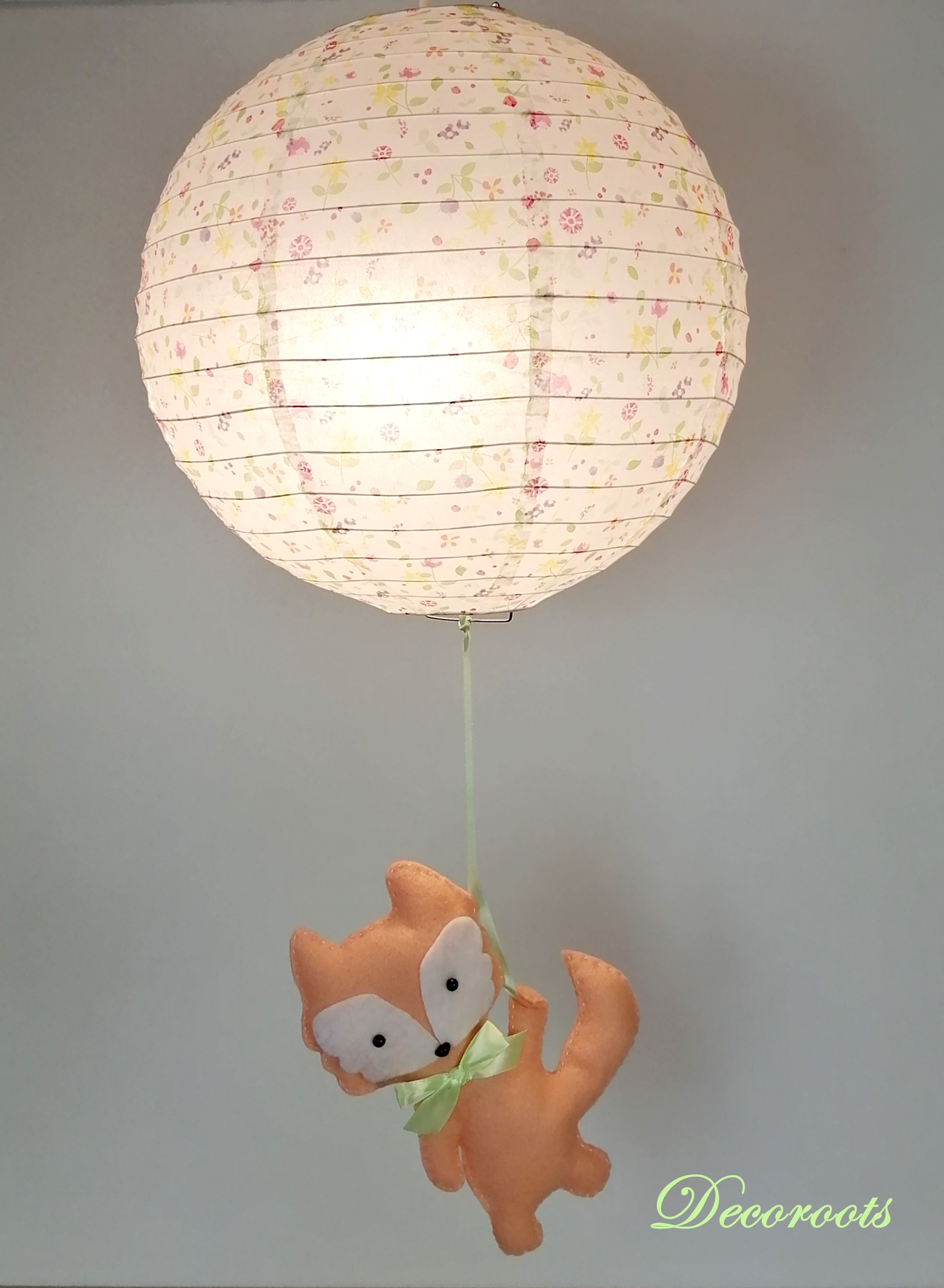 Lampe Suspension Renard Dans La Foret Enfant Bebe Luminaire Enfant Bebe Decoroots