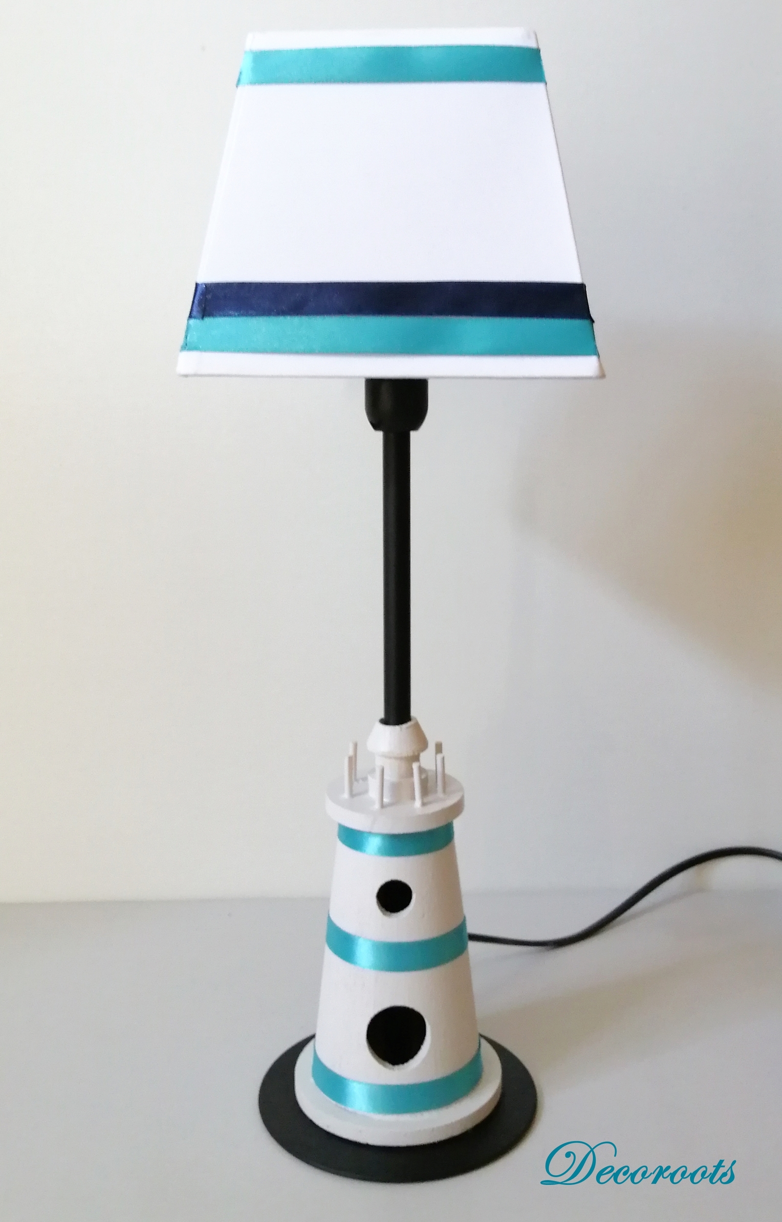 lampe de chevet enfant bébé phare bord de mer plage bretagne décoration