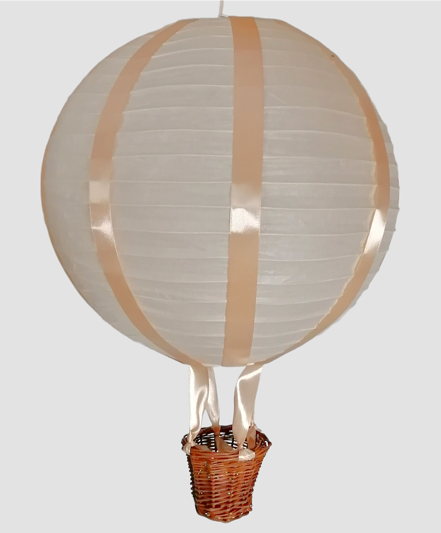 lampe montgolfière beige mixte nature
