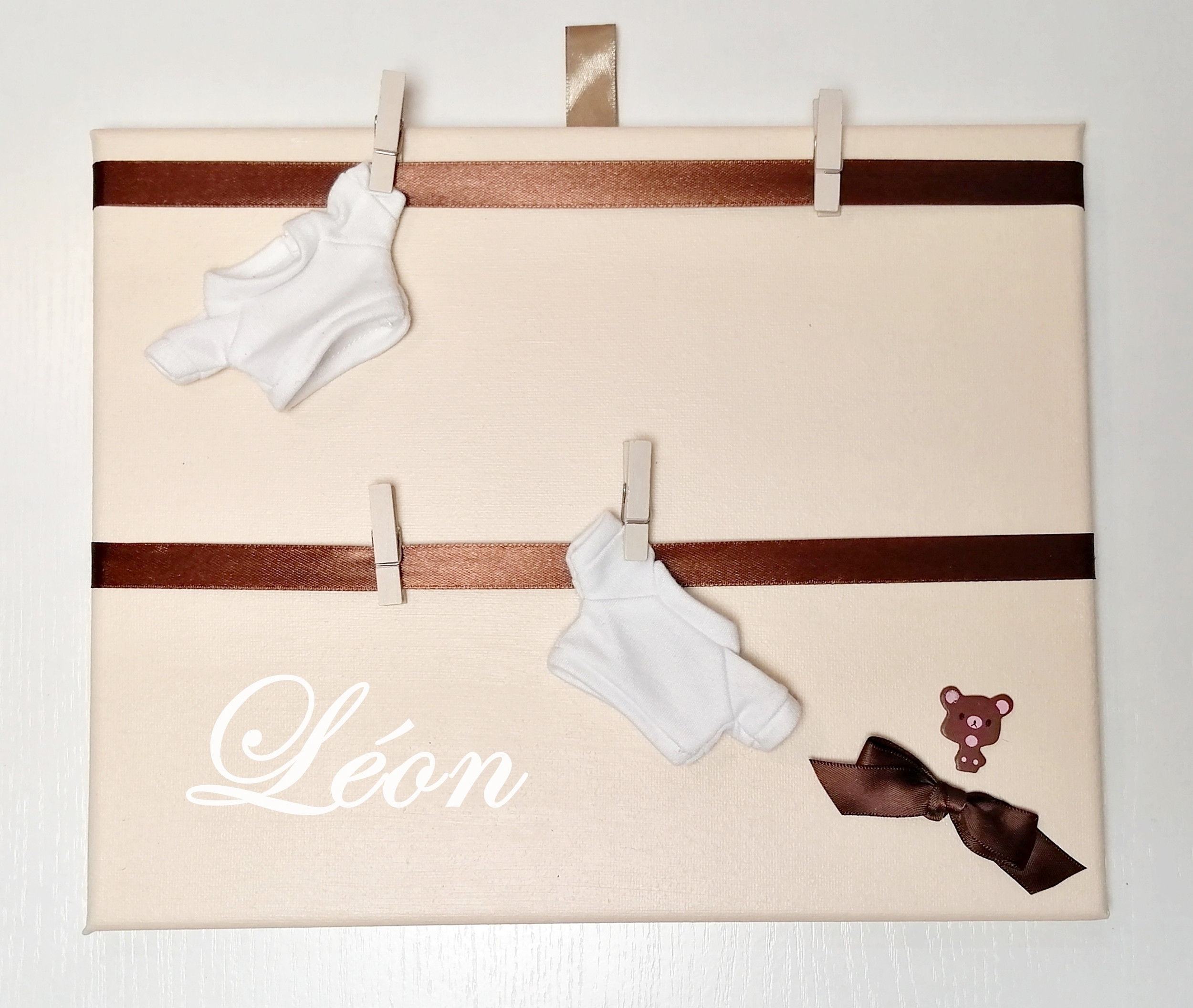 pele-mele-personnalise-bebe-enfant-mixte-naissance-cadeau-garcon-fille-marron-chocolat