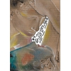 dessin art contemporain amour et psychée canova fusain pastel carton couleur