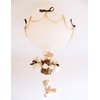 Lampe montgolfière enfant bébé beige chocolat-création artisanale