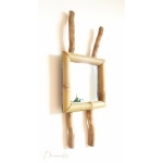 miroir nature zen bambou bois branches