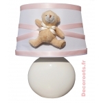 lampe de chevet ours fille
