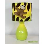 lampe de chevet enfant bébé jungle vert anis décoration