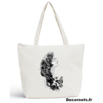 sac plage sweet paradise noir et blanc