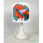 lampe de chevet design colibri oiseau tropical deco artisanale