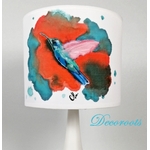 lampe de chevet design colibri oiseau tropical deco artisanale-nature