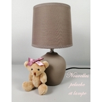 lampe-chevet-enfant-bebe-ours-taupe-rose-pastel