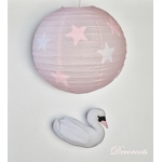 lustre-enfant-bebe-fille-cygne-rose-pastel-blanc-etoile-chambre-naissance-decoration