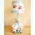 lampe de chevet enfant bébé garçon ours polaire blanc bleu marron chocolat décoration ourson