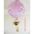 lampe montgolfière enfant bébé lapin rose et lila parme violet pastel