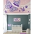 tableau enfant bébé papillon rose mauve violet parme  décoration