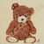 tableau enfant bébé ours beige marron chocolat 3 AF