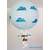 lampe montgolfière enfant bébé nuage mouton ciel turquoise