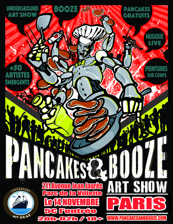 pancakes and booze