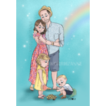 aperçu portrait famille illustre
