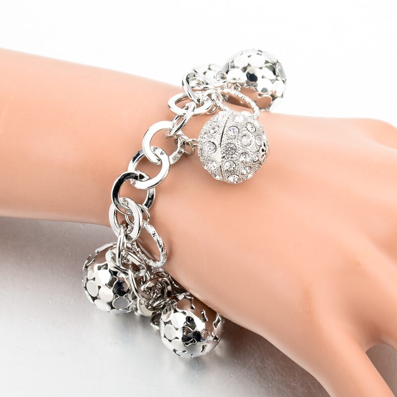 Bracelet Élastique Femme Cristal Fil De Vague Mariage Chaîne  Diamanté[u28522]