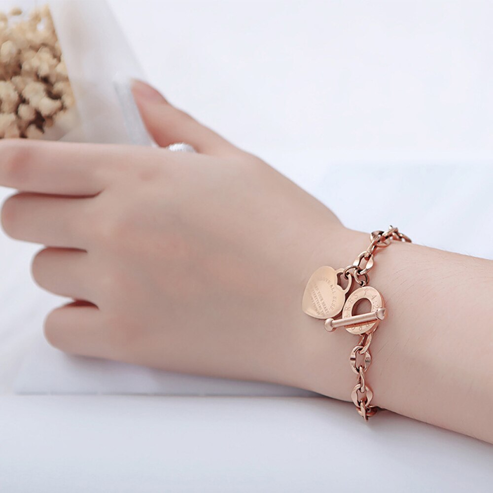 En-Acier-inoxydable-Amour-Coeur-Bracelets-Pour-Femme-Cadeau-de-F-te-Mode-Joyas-de-Cha