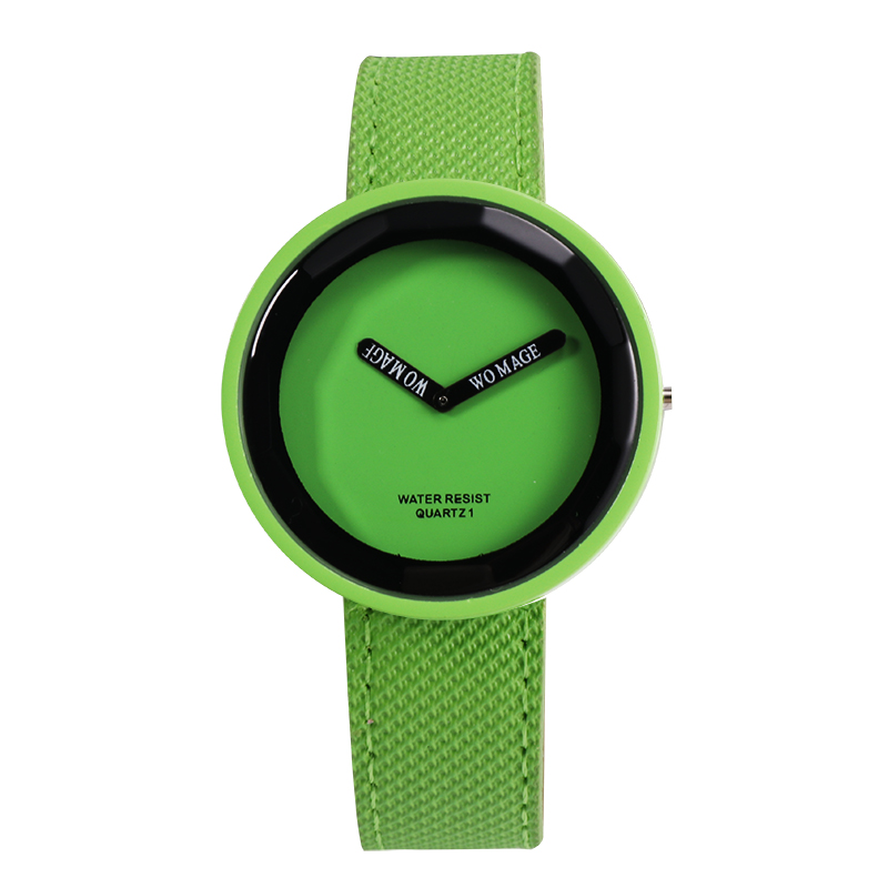 Montre femme tendance vintage verte