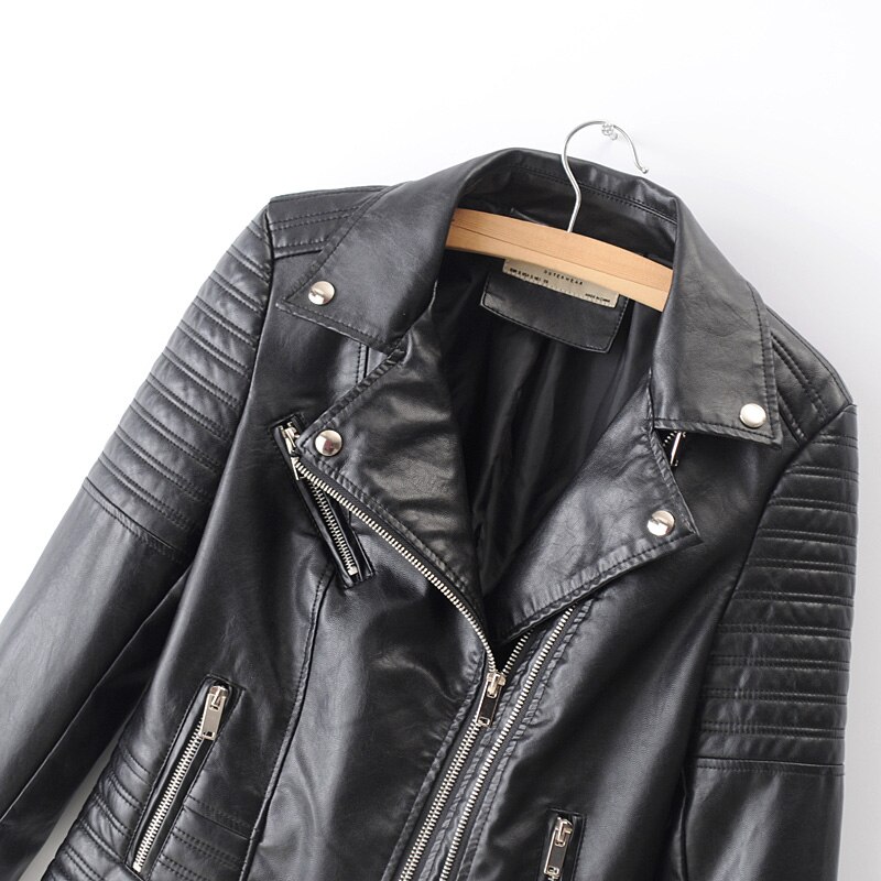 Fitaylor-vestes-de-moto-en-Faux-cuir-pour-femmes-Streetwear-manteau-noir-manches-longues-automne-fermeture