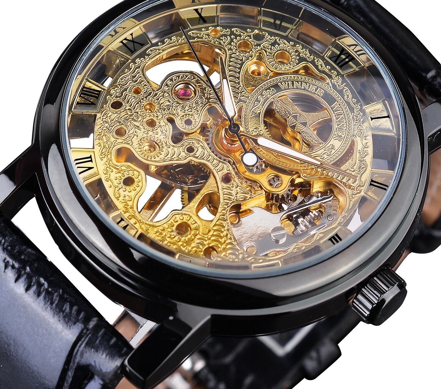 Montre-de-bracelet-en-cuir-marron-pour-hommes-bo-tier-de-luxe-transparent-d-contract-design