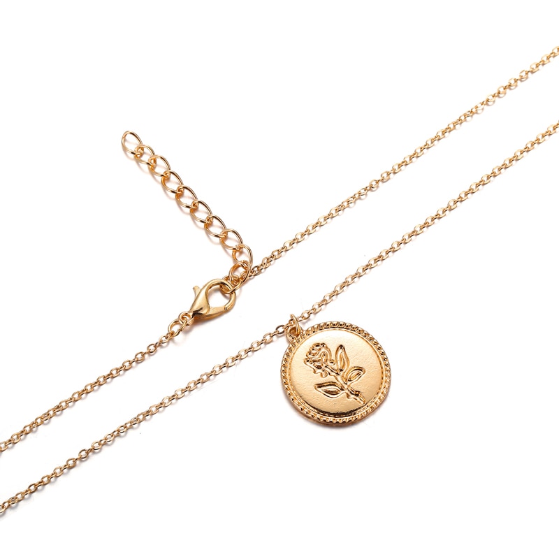 Collier-pendentif-rond-en-alliage-sauvage-et-gratuit-de-mode-en-gros-pour-les-femmes-Simple