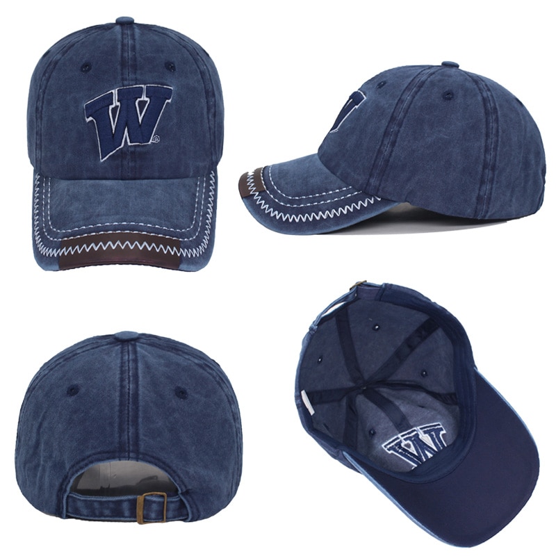 Casquette Baseball Femme été En Coton Rétro - Effet Lavé, Broderie 'Amour', Réglable, Pour Homme Et Femme