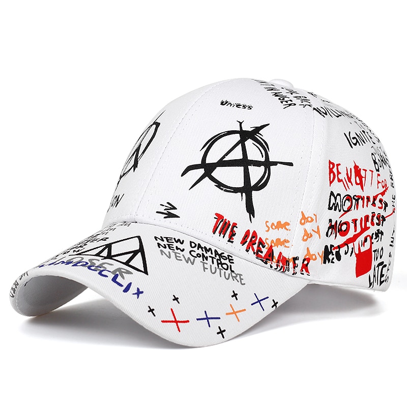 Casquette-de-baseball-2019-coton-pour-hommes-et-femmes-Casquette-ajustable-style-graffiti-avec-impression-graffiti