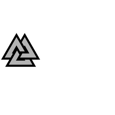 Symbole viking du Valknut, le noeud d'Odin