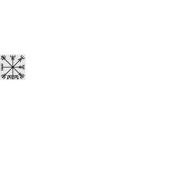 Symbole viking du Vegvisir, la boussole des Vikings