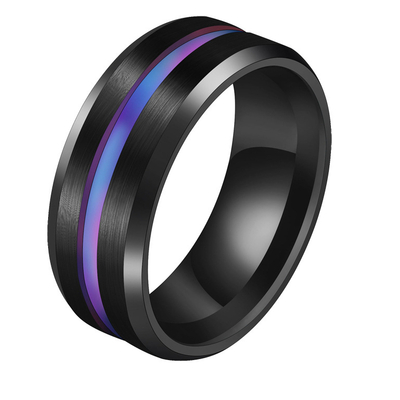 Maxmoon-offre-sp-ciale-rainure-anneaux-noir-bleu-en-acier-inoxydable-Midi-anneaux-pour-hommes-charme