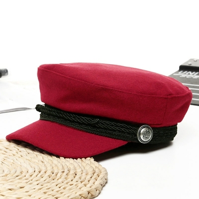 Casquette-de-Baseball-d-hiver-femmes-Style-fran-ais-laine-boulanger-gar-on-chapeau-Casquette-Cool