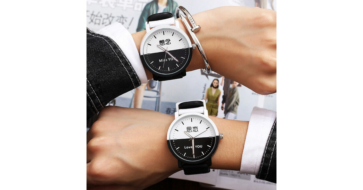 Montre Femme Quartz - Bracelet Silicone Blanc - Boîtier Acier 28mm - Occasion