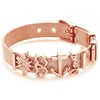 Mode-acier-inoxydable-femme-hommes-Bracelet-maille-Bracelet-ensemble-cristal-coeur-breloque-sous-forme-d-ancre