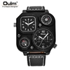 Oulm-montre-de-Sport-pour-hommes-noire-cadran-carr-boussole-d-corative-Unique-Quartz-d-contract