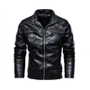 Veste-de-moto-en-cuir-PU-pour-hommes-v-tements-d-hiver-de-marque-manteau-polaire