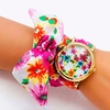 Shsby-Montre-quartz-avec-bracelet-en-tissu-motif-floral-pour-femmes-couleur-or-rose-cr-ative