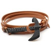 Bracelet Viking Hache MIDGARD marron clair