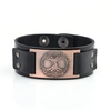 Bracelet Viking arbre de vie YGGDRASIL Black-copper