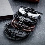 Bobo-couverture-en-cuir-noir-bracelets-porte-bonheur-hommes-couple-espoir-gouvernail-bracelets-bracelets-pour-hommes