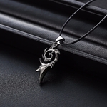 Rinhoo-2018-collier-pendentif-en-cuir-pour-hommes-en-acier-inoxydable-titane-Punk-Dragon-Flame-collier