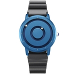 Montre-cr-ative-Eutour-pour-homme-bracelet-de-sport-bleu-Rose-or-noir-argent-boule-magn