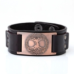 Bracelet Viking arbre de vie YGGDRASIL Brown-copper