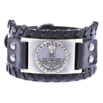 Bracelet Viking marteau Thor wide black -bronze