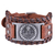 Bracelet Viking marteau Thor wide brown -silver